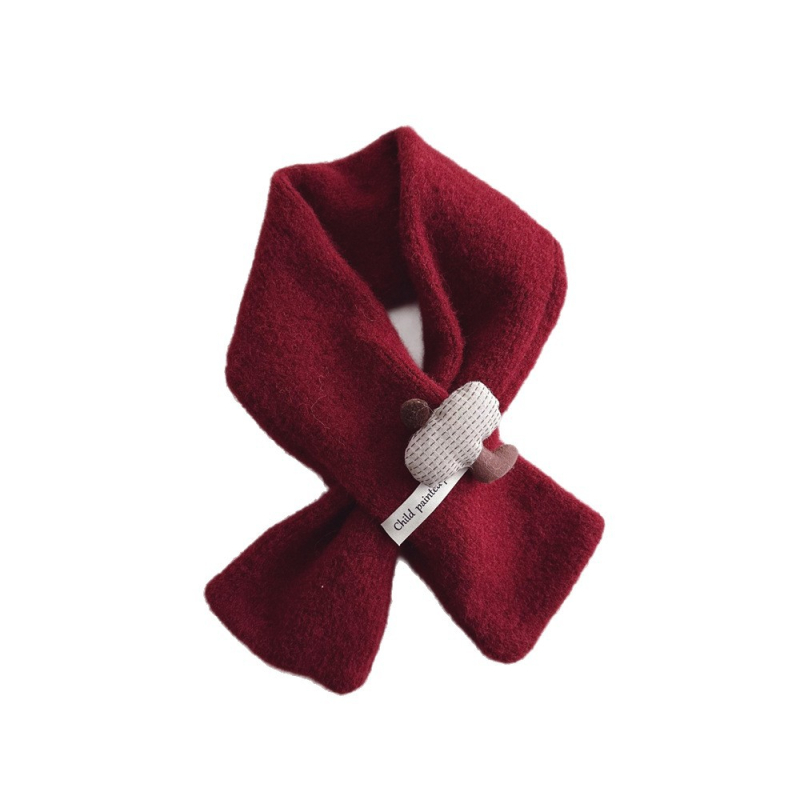 Šal – Unisex pleteni dodatak, akrilna/lažna vunena smjesa, jednostavno tkanje, jednobojni uzorak, zadržava toplinu