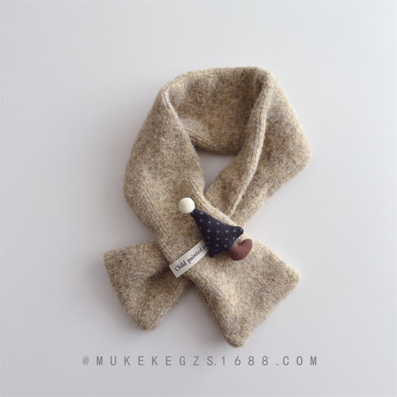 Šal – Unisex pleteni dodatak, akrilna/lažna vunena smjesa, jednostavno tkanje, jednobojni uzorak, zadržava toplinu