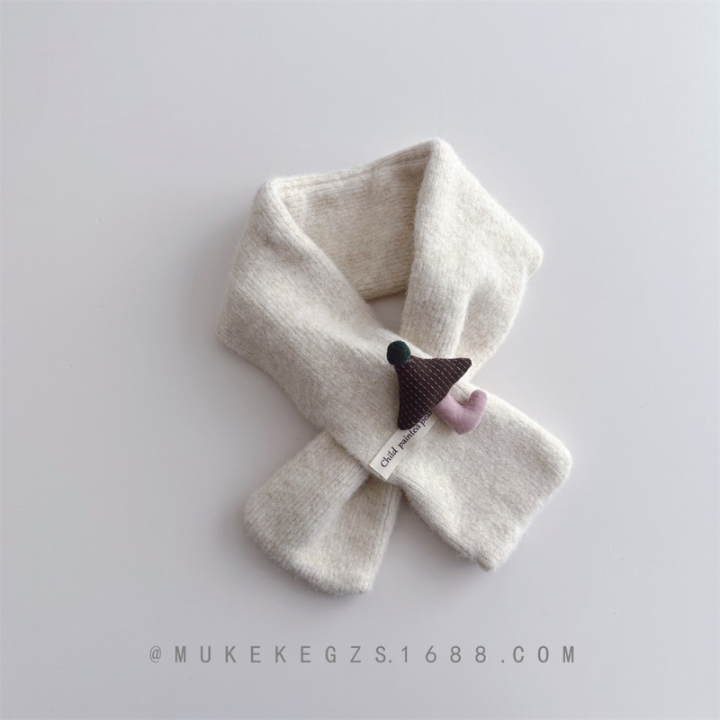 Šal – Unisex pleteni dodatak, akrilna/lažna vunena smjesa, jednostavno tkanje, jednobojni uzorak, zadržava toplinu