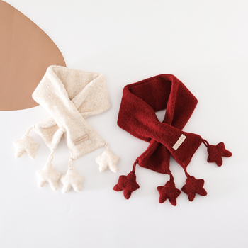 BeBi šal, unisex, zima, monohromatski uzorak, vunen