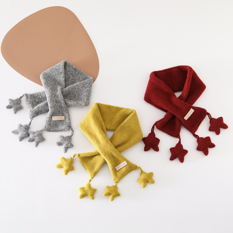 BeBi šal, unisex, zima, monohromatski uzorak, vunen