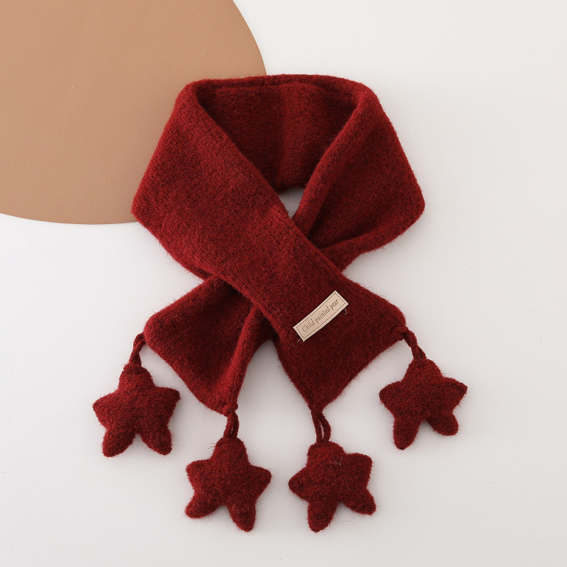 BeBi šal, unisex, zima, monohromatski uzorak, vunen