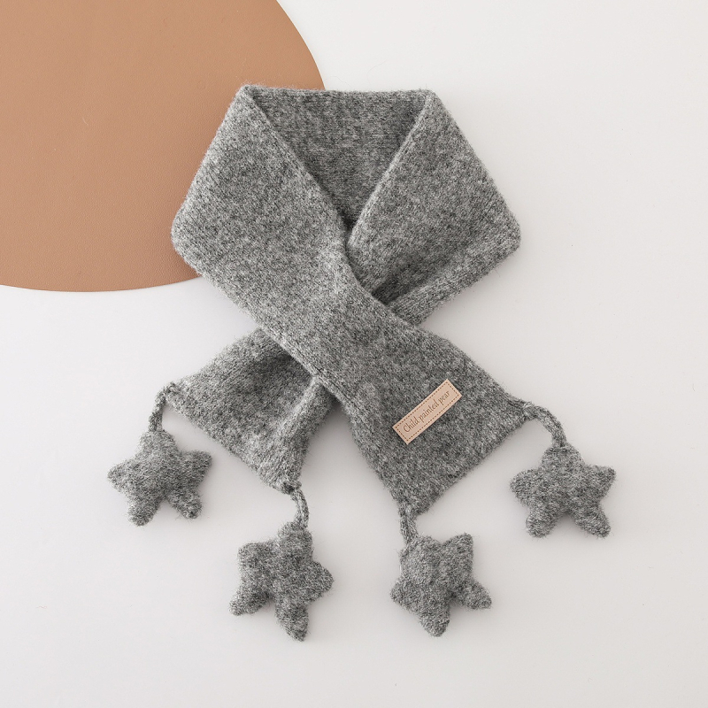 BeBi šal, unisex, zima, monohromatski uzorak, vunen