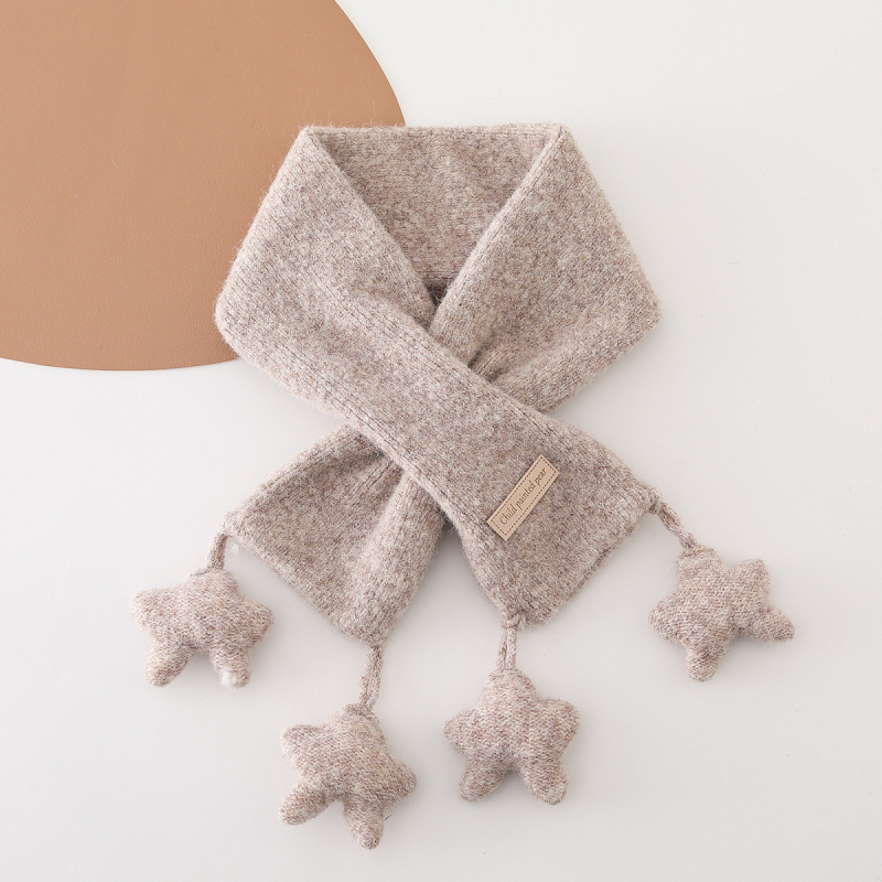 BeBi šal, unisex, zima, monohromatski uzorak, vunen