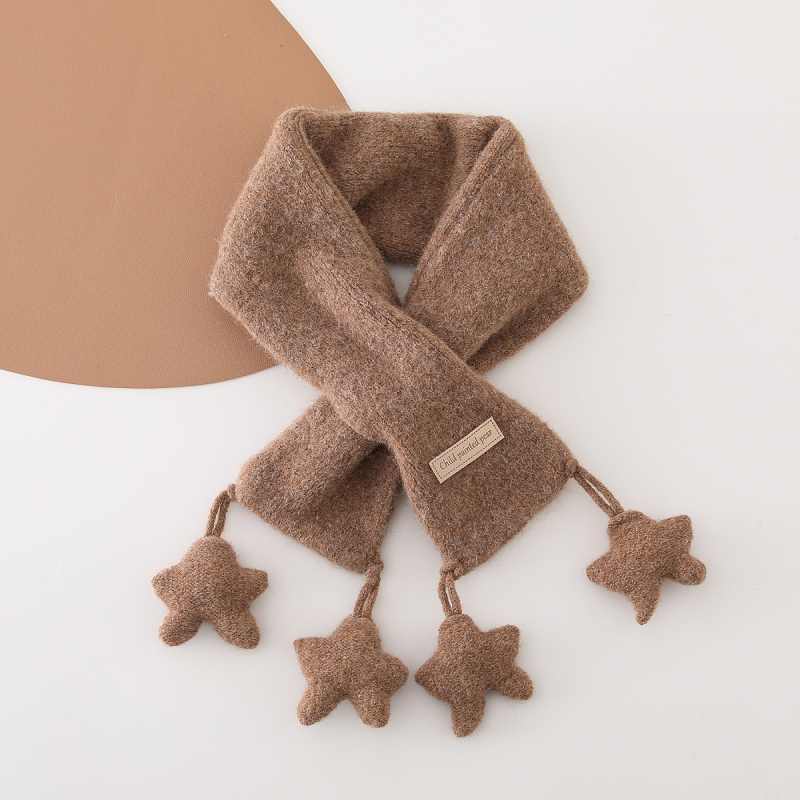 BeBi šal, unisex, zima, monohromatski uzorak, vunen