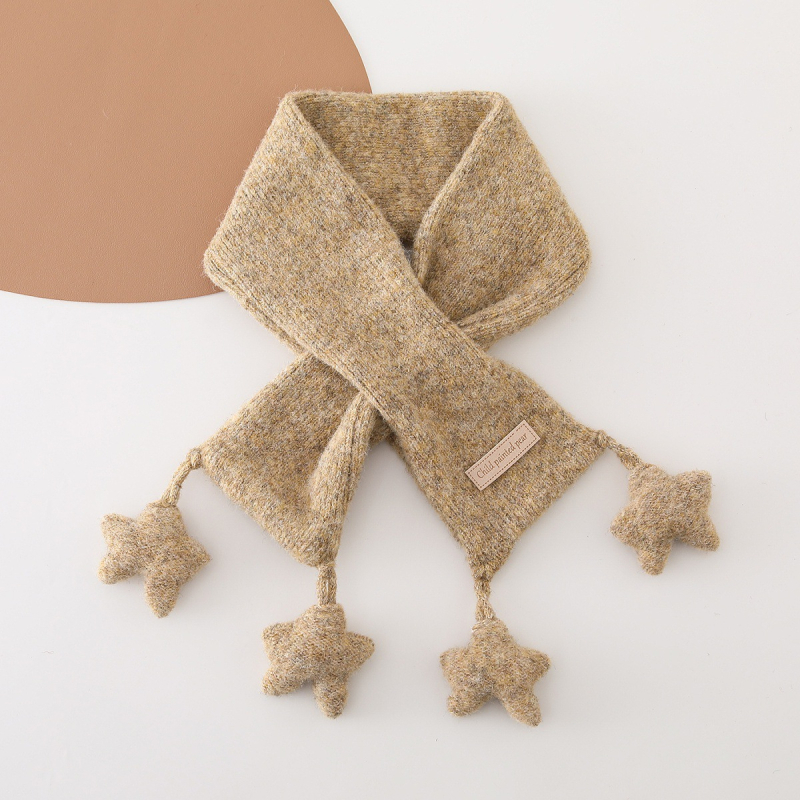 BeBi šal, unisex, zima, monohromatski uzorak, vunen