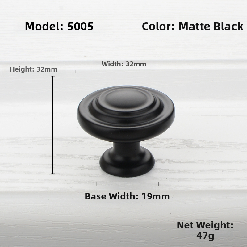 Stalčiaus rankena iš cinko lydinio, Europos stilius, vienos skylės, modelis 5009, tinka stalčiams