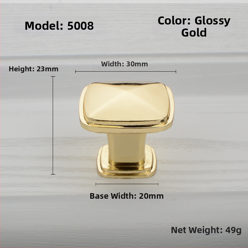 Stalčiaus rankena iš cinko lydinio, Europos stilius, vienos skylės, modelis 5009, tinka stalčiams