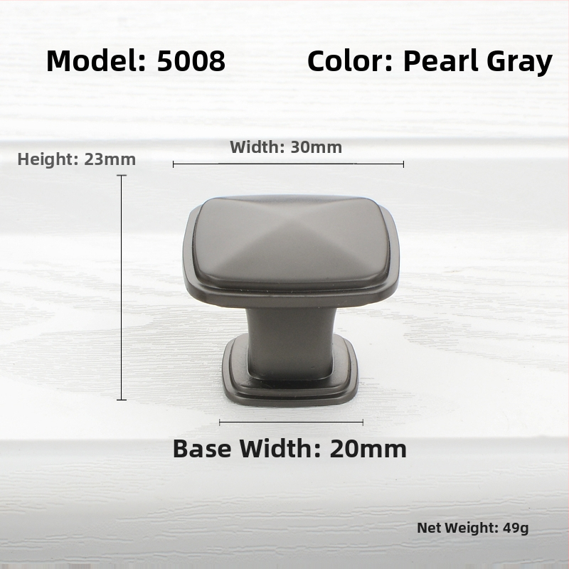 Stalčiaus rankena iš cinko lydinio, Europos stilius, vienos skylės, modelis 5009, tinka stalčiams