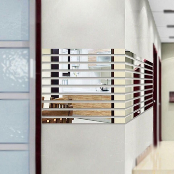 Akrüülpeegel seina kleebis – geomeetriline dekoratiivne kleebis, mitmeosaline komplekt (5+ tk), kaasaegne minimalistlik stiil