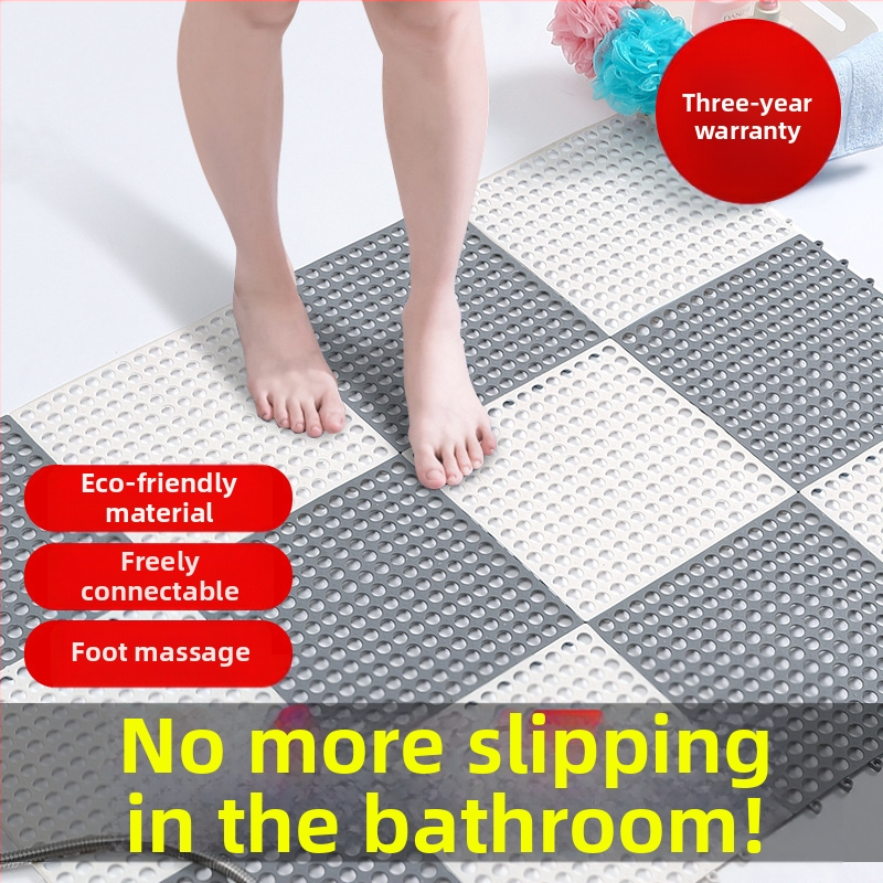 Plastové interlockované podložky do kúpeľne a kuchyne, na mieru strihané, protišmykové, vodoodolné