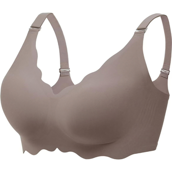 Sutien push-up fără cusur, cu bretele detașabile, cupă 3/4, material nylon cu căptușeală de spandex, Jelly Glue tehnologie