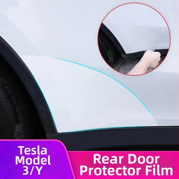 Folie TPU de protecție a ușii din spate pentru Tesla Model Y și Model 3 — compatibilă, garanție de 1 an