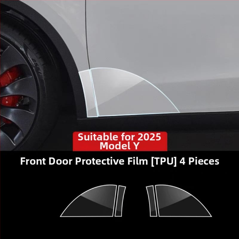 Folie TPU de protecție a ușii din spate pentru Tesla Model Y și Model 3 — compatibilă, garanție de 1 an