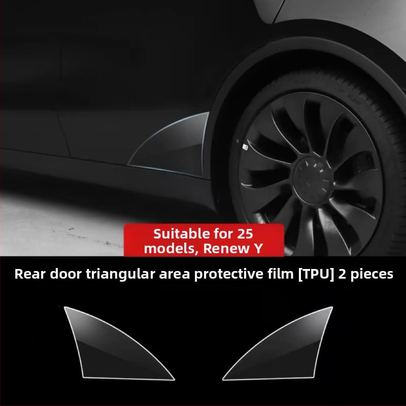 Folie TPU de protecție a ușii din spate pentru Tesla Model Y și Model 3 — compatibilă, garanție de 1 an