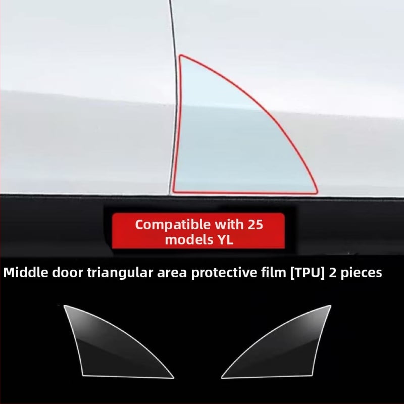 Folie TPU de protecție a ușii din spate pentru Tesla Model Y și Model 3 — compatibilă, garanție de 1 an