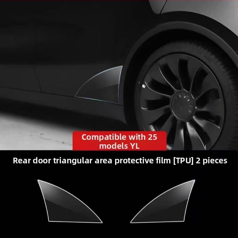 Folie TPU de protecție a ușii din spate pentru Tesla Model Y și Model 3 — compatibilă, garanție de 1 an