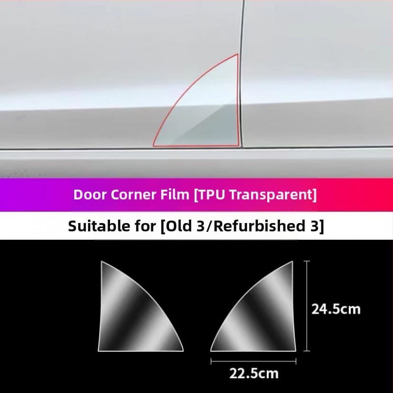 Folie TPU de protecție a ușii din spate pentru Tesla Model Y și Model 3 — compatibilă, garanție de 1 an