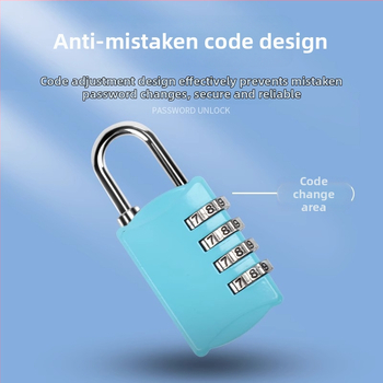 Karikatūras paroles mehāniska aizslēga skapis un bagāžai – cinka sakausējums, slēdzenes stieņa biezums 3.7 mm, stieņa attālums 11 mm, modelis yx-kkmms, mūsdienīgs minimālisma stils