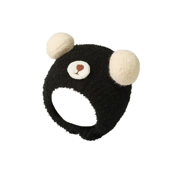 Dječja zimska pletena kapa s zaštitom za uši, topla, za dob 0–12 mjeseci, kupolasti oblik