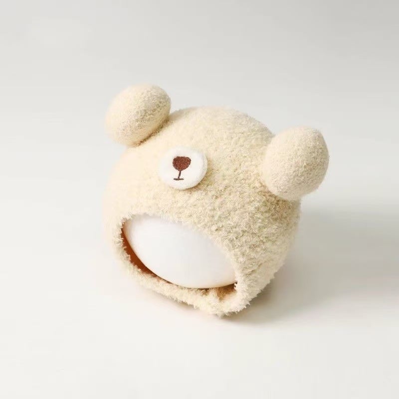 Dječja zimska pletena kapa s zaštitom za uši, topla, za dob 0–12 mjeseci, kupolasti oblik