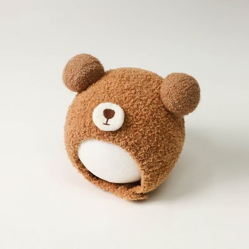 Dječja zimska pletena kapa s zaštitom za uši, topla, za dob 0–12 mjeseci, kupolasti oblik