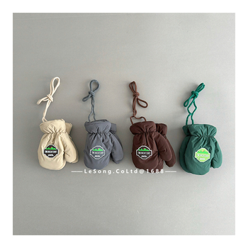 Dječje zimske pletene rukavice s odvojenim prstima, korejskog stila, za uzrast 1–6 godina, zadržavaju toplinu