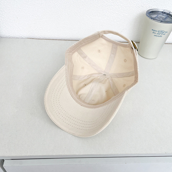 Palace dječja baseball kapa, unisex, proljeće–jesen, zakrivljeni šilt, šivena slovima, korejski stil, casual zaštita od sunca, 100% pamuk
