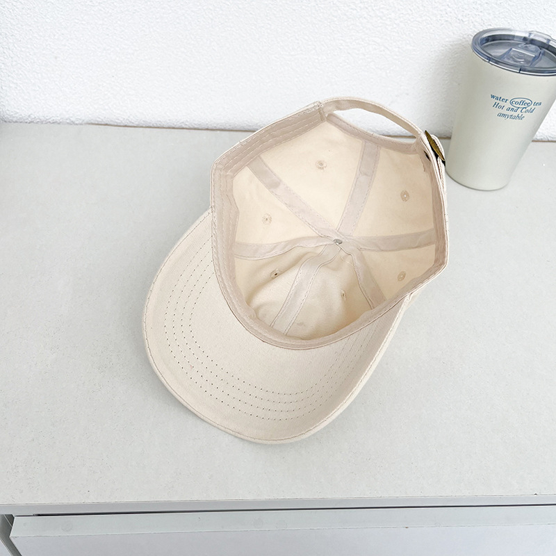 Palace dječja baseball kapa, unisex, proljeće–jesen, zakrivljeni šilt, šivena slovima, korejski stil, casual zaštita od sunca, 100% pamuk