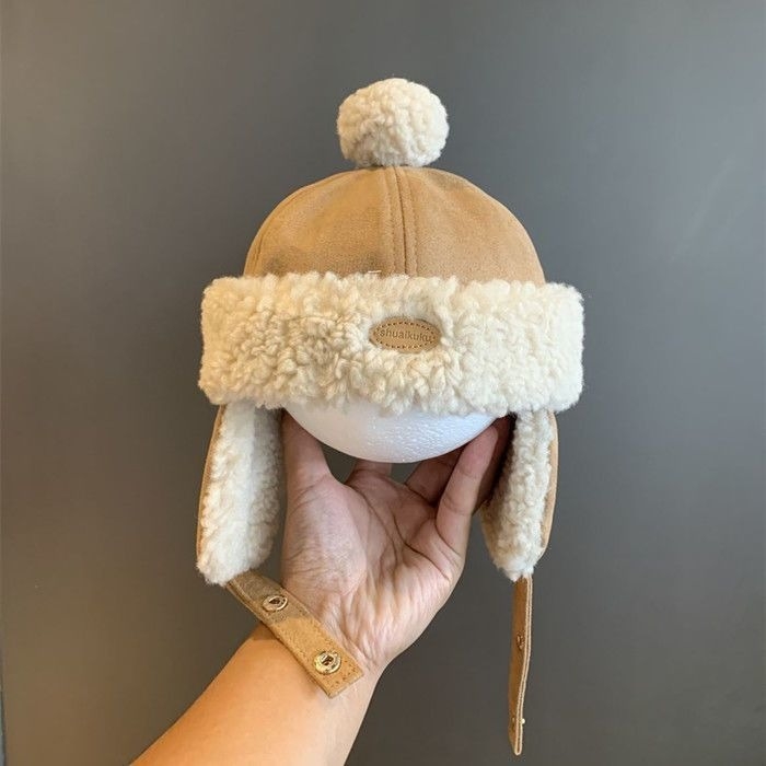Zimska kapa Lei Feng za bebe, debela i topla, unisex kapa za dojenčad i malu djecu, slatka kapa