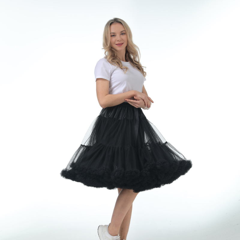 Mengtu fustă tutu adultă cu plasă hexagonală, fără oase, căptușită, toamnă 2021