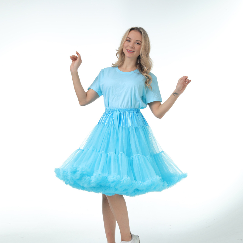 Mengtu fustă tutu adultă cu plasă hexagonală, fără oase, căptușită, toamnă 2021