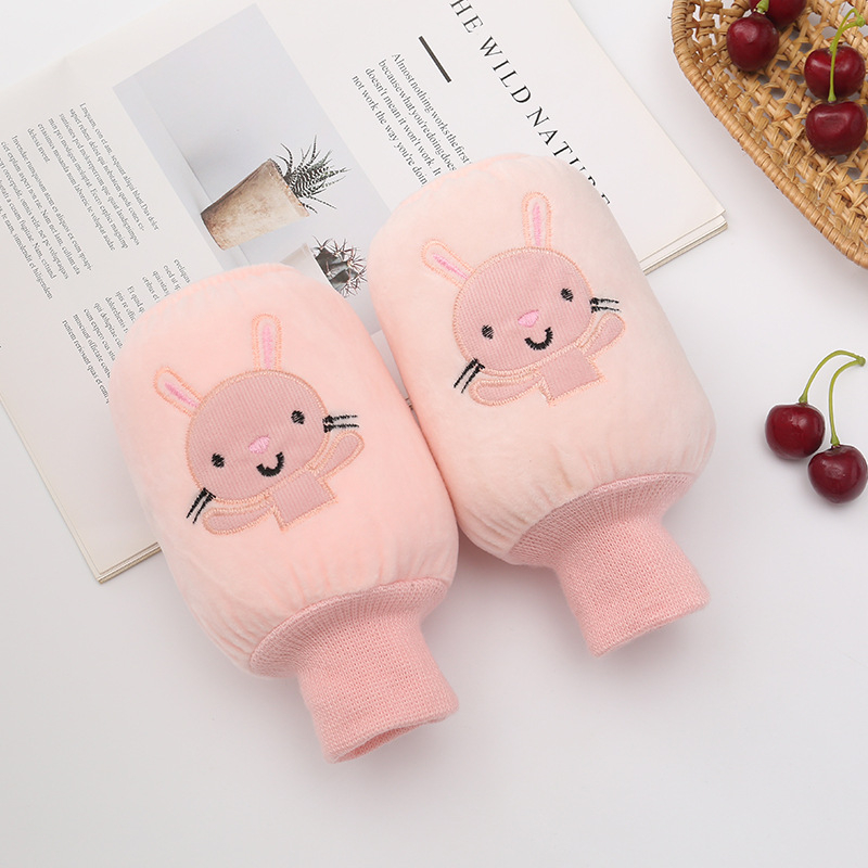 Bērnu ziemas siltas piedurknes - flanelis, izšuvums