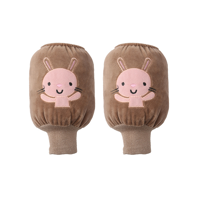 Bērnu ziemas siltas piedurknes - flanelis, izšuvums