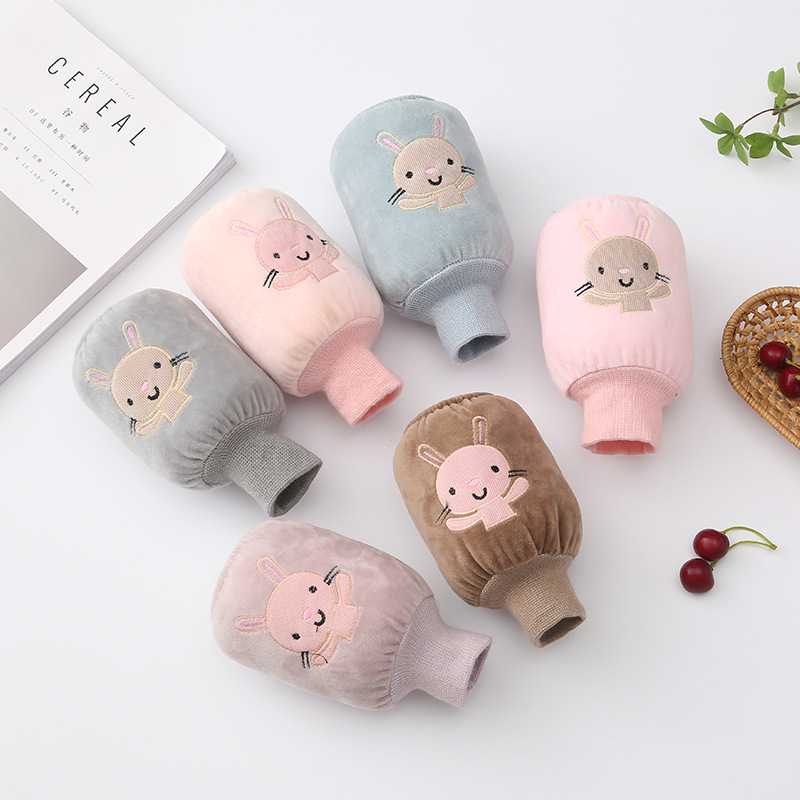 Bērnu ziemas siltas piedurknes - flanelis, izšuvums