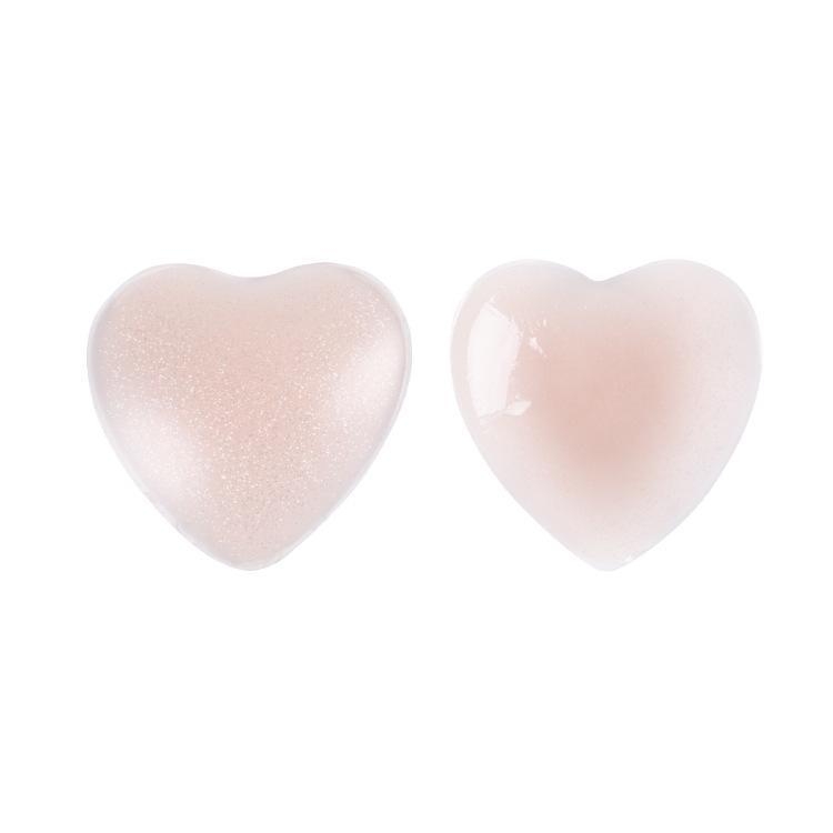 Silikona krūšu aizsegi ar sirds formu, plāni, seksīgs stils, pavasaris 2024