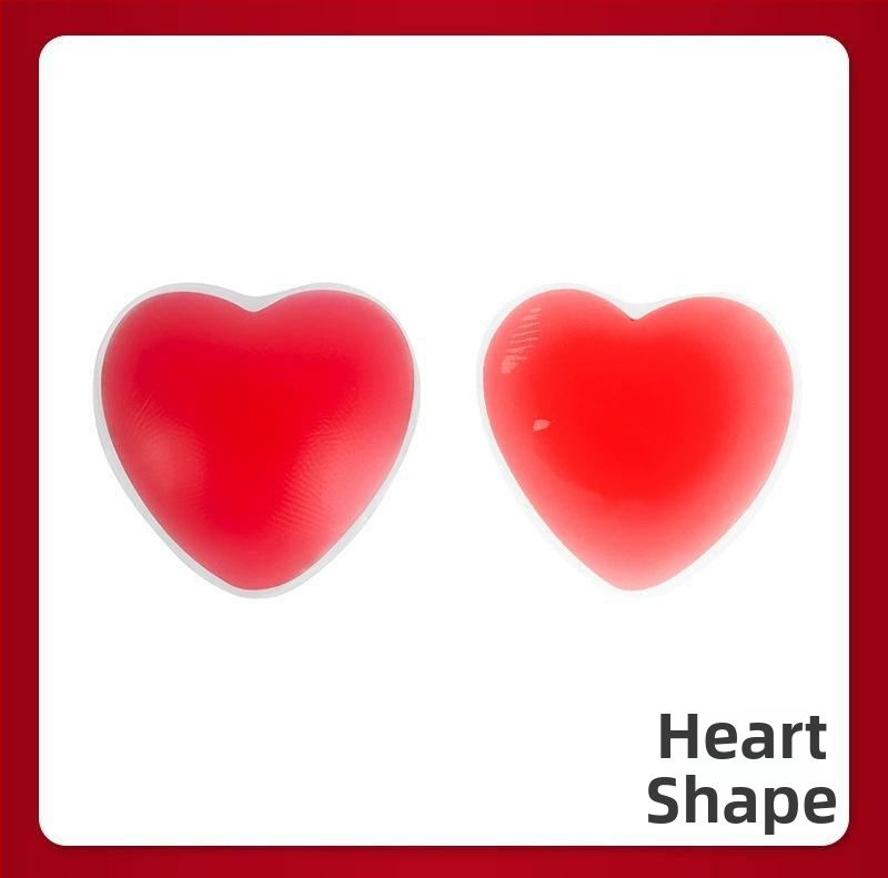 Silikona krūšu aizsegi ar sirds formu, plāni, seksīgs stils, pavasaris 2024