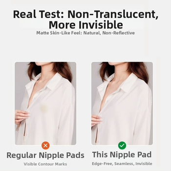 Patch de sân siliconic, autoadeziv, invizibil și fără urme, subțire, formă rotundă a mamelonului, luciu lucios