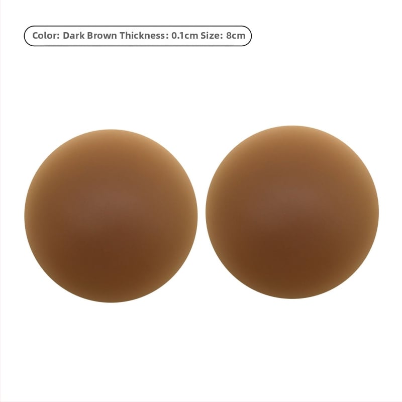 Patch de sân siliconic, autoadeziv, invizibil și fără urme, subțire, formă rotundă a mamelonului, luciu lucios