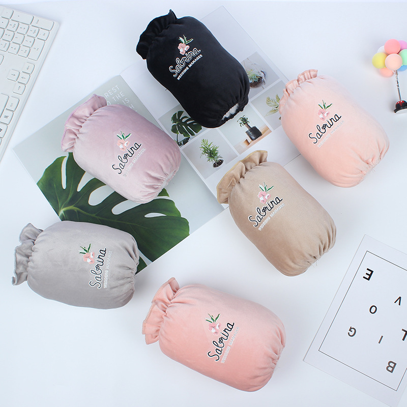 Unisex velūra roku sargi ar ziedu rakstu, pret netīrību, rudens-ziemas sezona, drukāts