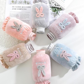 Bērnu zamatainas piedurkņu aizsargi ar zaķa rakstu, pret netīrumiem, multfilmas stilā