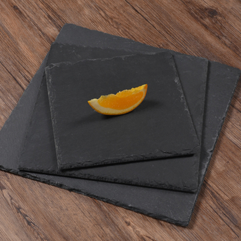 Looduslik šlatsi akmeenplaat, ebakorrapärase kujuga, mikrolainetega sobiv, hotellitoid