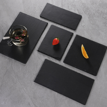 Looduslik šlatsi akmeenplaat, ebakorrapärase kujuga, mikrolainetega sobiv, hotellitoid