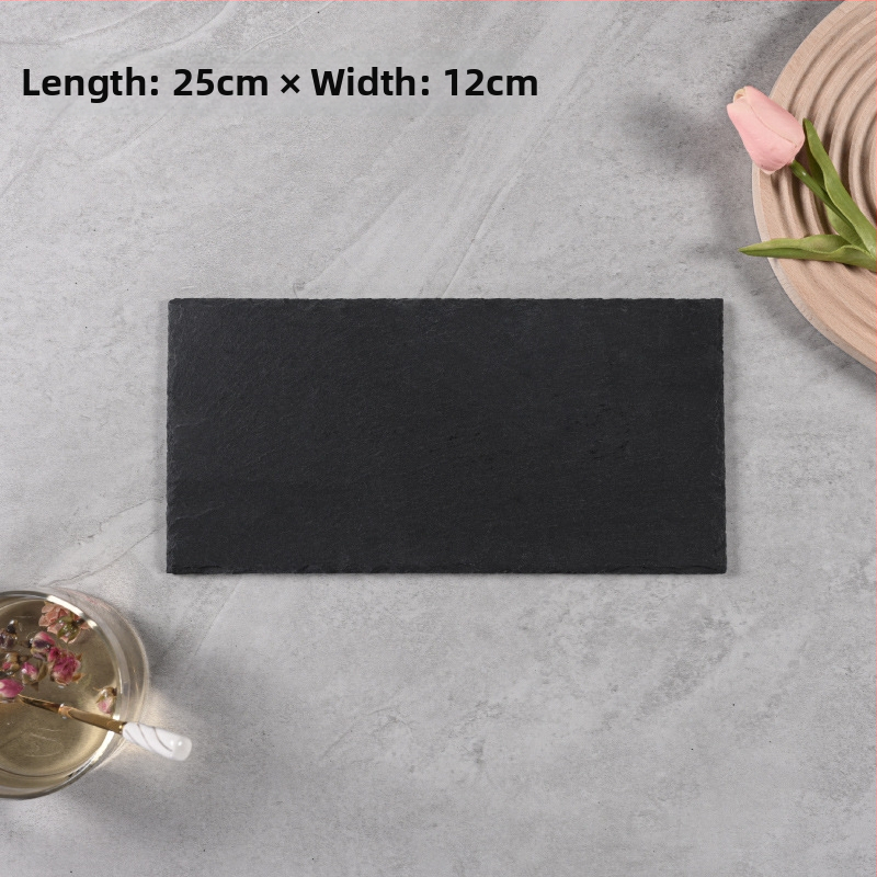 Looduslik šlatsi akmeenplaat, ebakorrapärase kujuga, mikrolainetega sobiv, hotellitoid