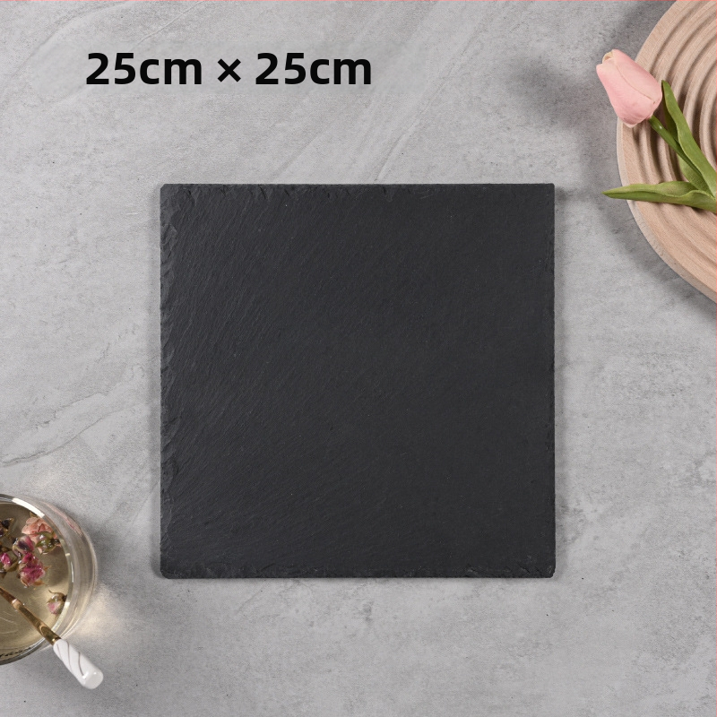 Looduslik šlatsi akmeenplaat, ebakorrapärase kujuga, mikrolainetega sobiv, hotellitoid