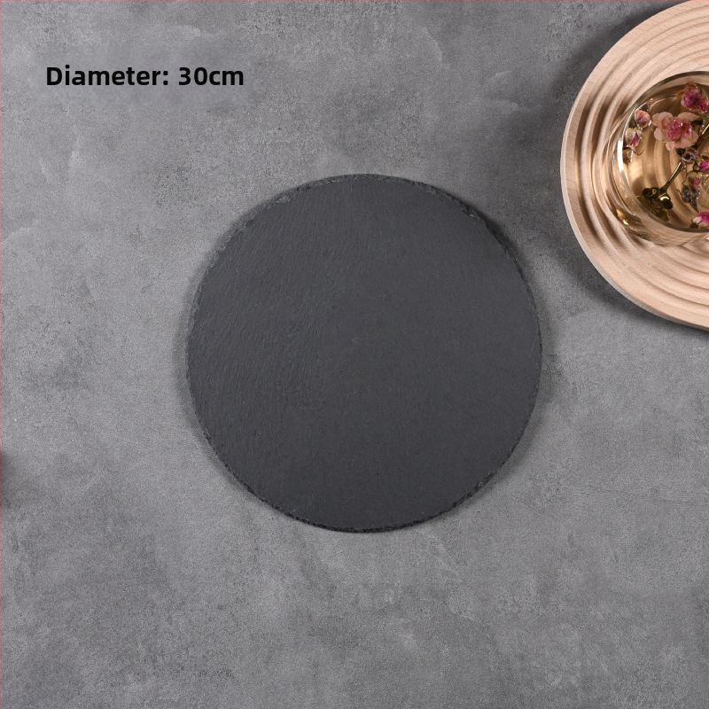 Looduslik šlatsi akmeenplaat, ebakorrapärase kujuga, mikrolainetega sobiv, hotellitoid