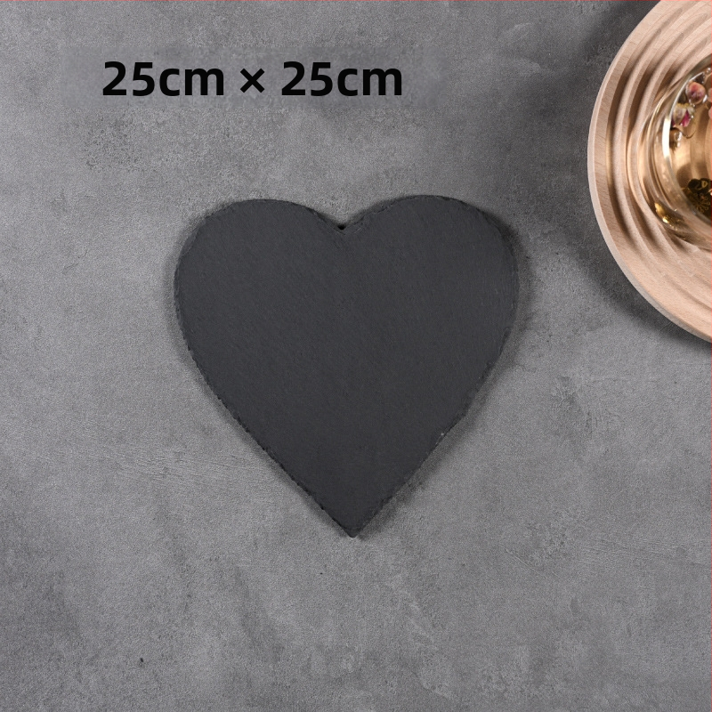 Looduslik šlatsi akmeenplaat, ebakorrapärase kujuga, mikrolainetega sobiv, hotellitoid