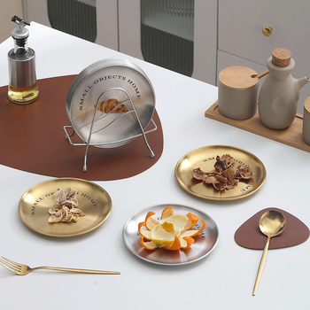 Nerūdijančio plieno kaulų indas, apvalios formos, šiaurietiškas stilius, keli raštai, paviršiaus spausdinimas