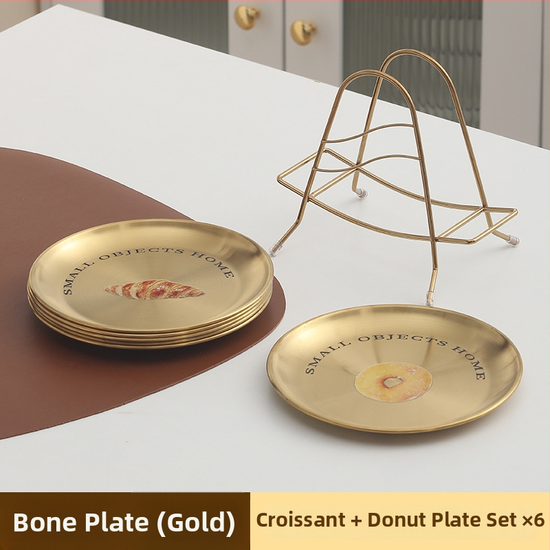 Nerūdijančio plieno kaulų indas, apvalios formos, šiaurietiškas stilius, keli raštai, paviršiaus spausdinimas