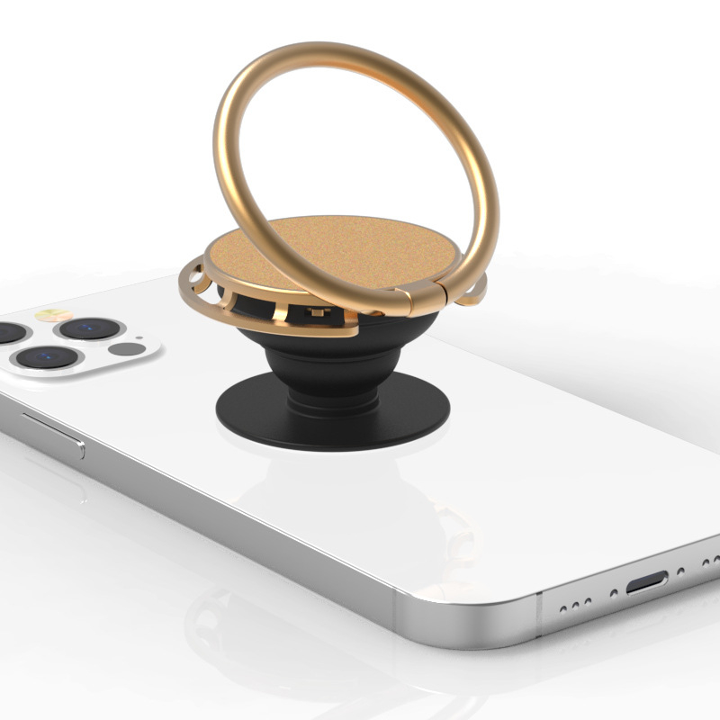 Držač za telefon s prstenastim držačem i mehanizamom zračnog jastuka, teleskopski sklopivi stolni stalak za uspravni zaslon, cinkova legura